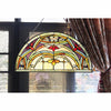 Chloe Lighting Marion Tiffany-Style Victorian Stained-Glass Window Panel 12.5’’ Height CHL-CH1P336GV24-GPN