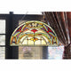 Chloe Lighting Marion Tiffany-Style Victorian Stained-Glass Window Panel 12.5’’ Height CHL-CH1P336GV24-GPN