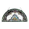 Chloe Lighting Norene Tiffany-Style Victorian Stained-Glass Window Panel 12.5’’ Height CHL-CH1P442PV24-GPN