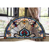 Lighting EMERSYN Victorian Tiffany-glass Window Panel 24’’ Wide CHL-CH1P443CV24-GPN