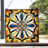 Chloe Lighting Archie Tiffany-Style Mission Stained Glass Window Panel 20’’ Height CHL-CH1P450GM20-GPN