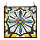 Chloe Lighting Archie Tiffany-Style Mission Stained Glass Window Panel 20" Height
