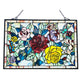 Chloe Lighting Sunsprite Tiffany-Style Floal Stained Glass Window Panel 27" Width