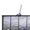 24.5 Inches Rectangular Window Panel with Bird and Cage Design Multicolor CHL-CH1P543RA25-GPN
