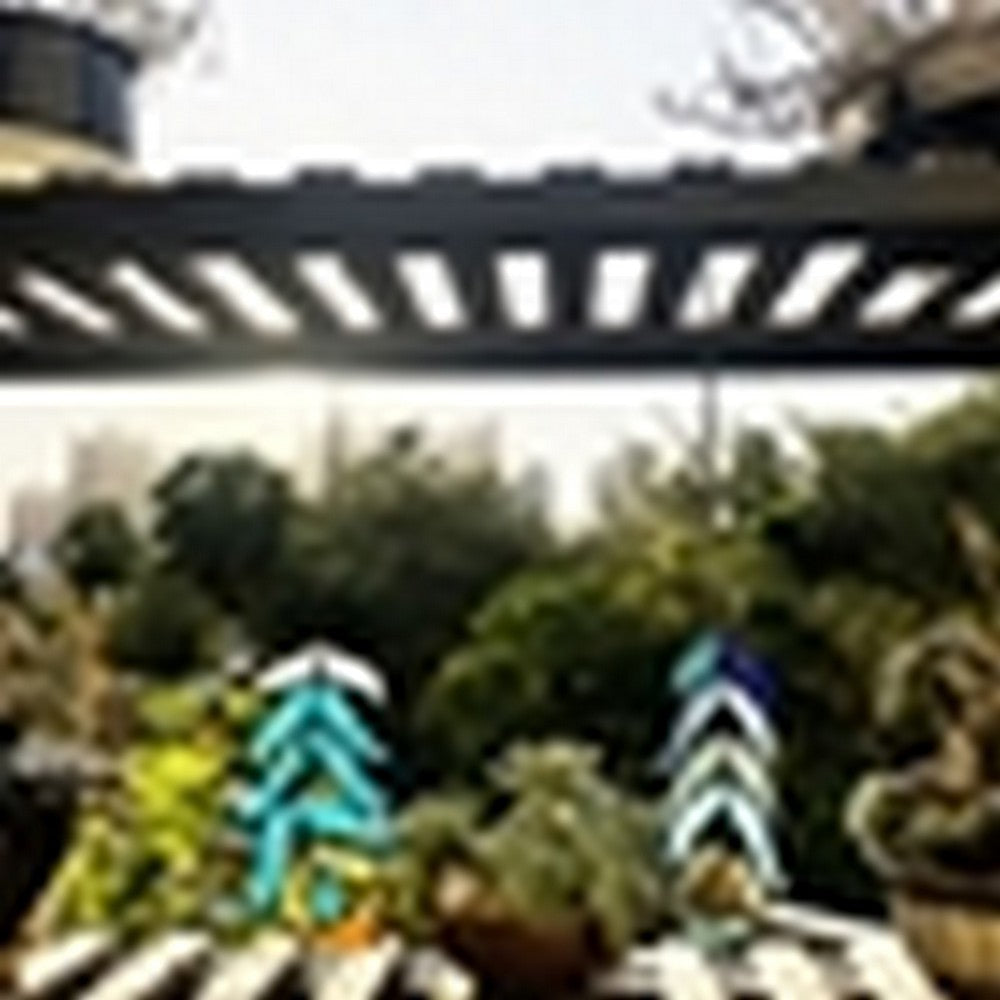 CHLOE Lighting FEATHER Tiffany-Style Stained Glass Window Panels 7’’ Tall CHL-CH1P607BL07-FT2