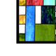 CHLOE Lighting PICASSO Tiffany-glass Rectangle Window Panel 18x24 CHL-CH1P799BM24-GPN