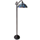 Chloe Lighting Vivian Tiffany-Style Victorian Stained Glass Reading Floor Lamp 60’’ Height CHL-CH1T153BV13-RF1