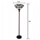 Chloe Lighting Vivian Tiffany-Style Victorian Stained Glass Torchiere Floor Lamp 69’’ Height CHL-CH1T153BV14-TF1