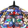 PRISCILLA Tiffany-style 3 Light Victorian Double Lit Table Lamp 18’’ Shade CHL-CH1T153BV18-DT3