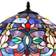 PRISCILLA Tiffany-style 3 Light Victorian Double Lit Table Lamp 18’’ Shade CHL-CH1T153BV18-DT3