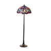 CHLOE Lighting PRISCILLA Tiffany-style 2 Light Victorian Floor Lamp 18" Shade