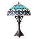 Lighting AUBREY Victorian 2 Light Antique Dark Bronze Table Lamp 18’’ Shade CHL-CH1T180TV18-TL2