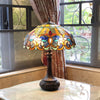 Lighting GENESIS Victorian 2 Light Antique Dark Bronze Table Lamp 17’’ Shade CHL-CH1T228AV17-TL2