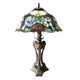 Chloe Lighting Piper Tiffany-Style Floral Stained Glass Table Lamp 26’’ Height CHL-CH1T231RF17-TL2