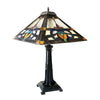 Chloe Lighting Cuthbert Tiffany-Style Mission Stained Glass Table Lamp 24’’ Height CHL-CH1T253PM16-TL2