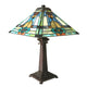 Lighting MASON Mission 2 Light Antique Dark Bronze Table Lamp 16’’ Shade CHL-CH1T446BM16-TL2