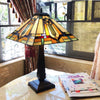 Chloe Lighting Archie Tiffany-Style Mission Stained Glass Table Lamp 24’’ Height CHL-CH1T450GM16-TL2