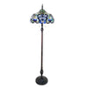 Lighting ALISSON Victorian 3 Light Antique Bronze 64’’ Tall with 18’’ Shade CHL-CH1T459GV18-FL3