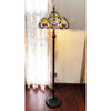 Lighting ALISSON Victorian 3 Light Antique Bronze 64’’ Tall with 18’’ Shade CHL-CH1T459GV18-FL3