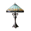 Chloe Lighting Nicholas Tiffany-Style Mission Stained Glass Table Lamp 25’’ Height CHL-CH1T588BM18-TL2