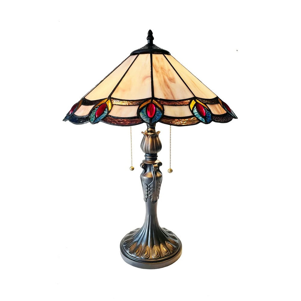 CH1T658PG16-TL2 Antique Dark Bronze Table Lamp