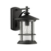 CHLOE Lighting ASHLEY SUPERIORA Transitional 1 Light Black Outdoor Wall Sconce