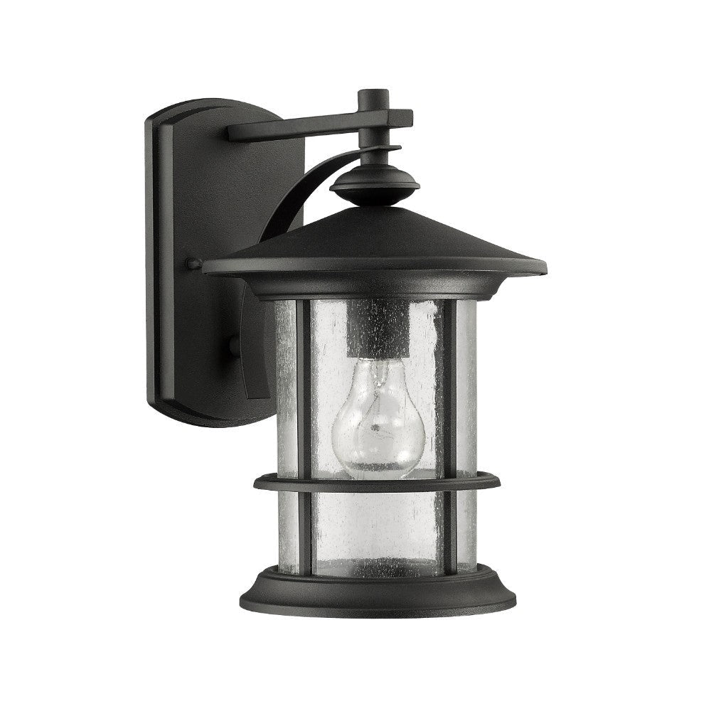 CHLOE Lighting ASHLEY SUPERIORA Transitional 1 Light Black Outdoor Wall Sconce