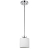 Chloe Lighting Solbi Contemporary 1 Light Chrome Mini Pendant Ceiling Fixture 6 ’ Wide CHL-CH21036CM06-DP1