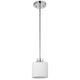 Chloe Lighting Solbi Contemporary 1 Light Chrome Mini Pendant Ceiling Fixture 6 ’ Wide CHL-CH21036CM06-DP1