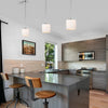 Chloe Lighting Solbi Contemporary 1 Light Chrome Mini Pendant Ceiling Fixture 6 ’ Wide CHL-CH21036CM06-DP1