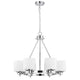 Solbi Contemporary 6 Light Oil Rubbed Bronze Large Chandelier Ceiling Fixture 24’’ Wide CHL-CH21036CM24-UC6