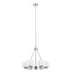 Solbi Contemporary 6 Light Oil Rubbed Bronze Large Chandelier Ceiling Fixture 24’’ Wide CHL-CH21036CM24-UC6