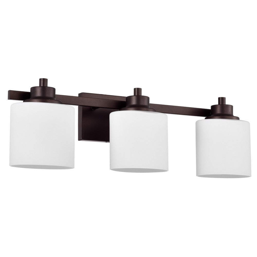 Chloe Lighting Solbi Contemporary 3 Light Oil Rubbed Bronze Bath Vanity Fixture 24’’ Wide CHL-CH21036RB24-BL3