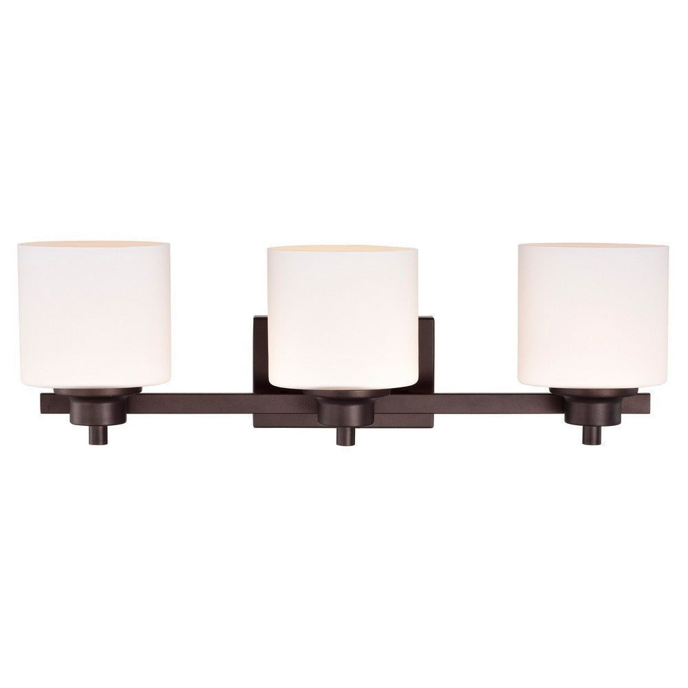 Chloe Lighting Solbi Contemporary 3 Light Oil Rubbed Bronze Bath Vanity Fixture 24’’ Wide CHL-CH21036RB24-BL3