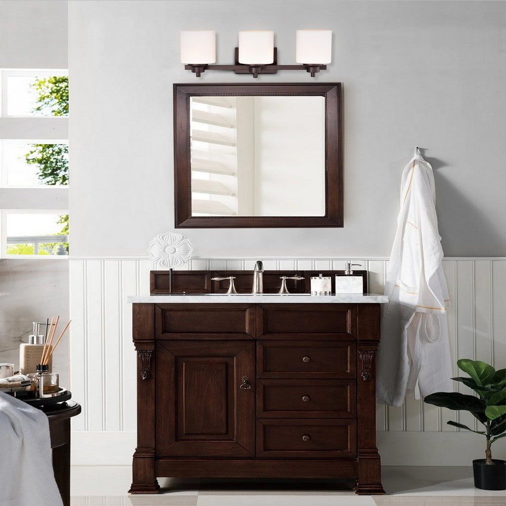 Chloe Lighting Solbi Contemporary 3 Light Oil Rubbed Bronze Bath Vanity Fixture 24’’ Wide CHL-CH21036RB24-BL3