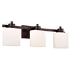 Chloe Lighting Solbi Contemporary 3 Light Oil Rubbed Bronze Bath Vanity Fixture 24" Wide