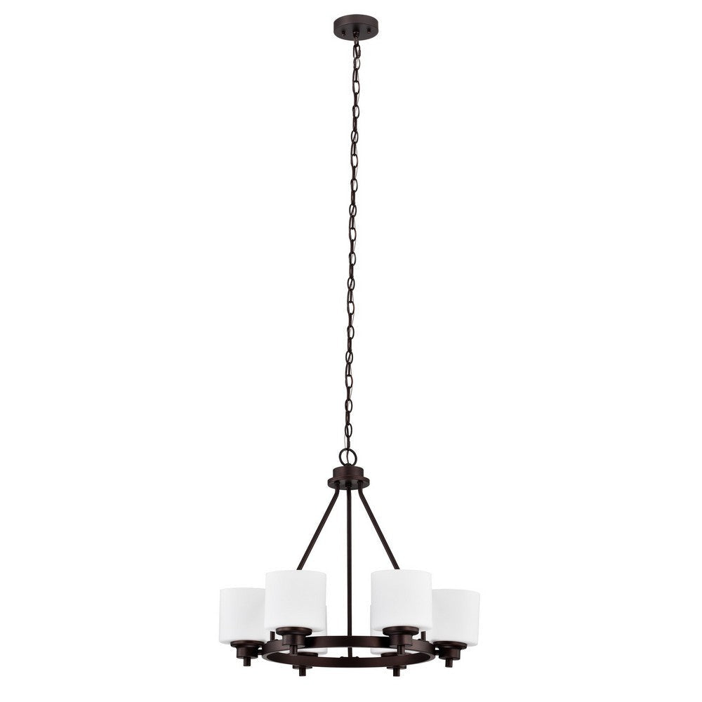 Chloe Lighting Solbi Contemporary 6 Light Chrome Large Chandelier Ceiling Fixture 24’’ Wide CHL-CH21036RB24-UC6