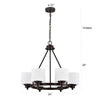Chloe Lighting Solbi Contemporary 6 Light Chrome Large Chandelier Ceiling Fixture 24’’ Wide CHL-CH21036RB24-UC6