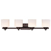 Chloe Lighting Solbi Contemporary 4 Light Oil Rubbed Bronze Bath Vanity Fixture 33’’ Wide CHL-CH21036RB33-BL4