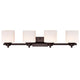 Chloe Lighting Solbi Contemporary 4 Light Oil Rubbed Bronze Bath Vanity Fixture 33’’ Wide CHL-CH21036RB33-BL4