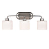 LEIA Transitional 3 Light Bath Vanity Light 24" Wide