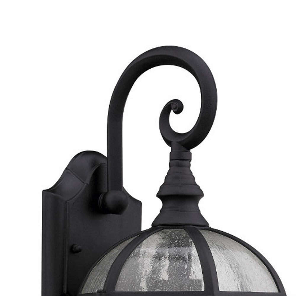 HAVANA DIVINE Transitional 1 Light Black Outdoor Wall Sconce 19’’ Height CHL-CH21611BK19-OD1