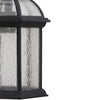 HAVANA DIVINE Transitional 1 Light Black Outdoor Wall Sconce 19’’ Height CHL-CH21611BK19-OD1
