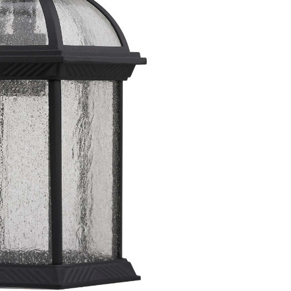 HAVANA DIVINE Transitional 1 Light Black Outdoor Wall Sconce 19’’ Height CHL-CH21611BK19-OD1