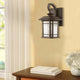 CHLOE Lighting FRANKLIN Transitional 1 Light Black Outdoor Wall Sconce 17"Height