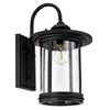 Chloe Lighting Cole Transitional 1 Light Textured Black Outdoor Wall Sconce 16’’ Height CHL-CH22026BK16-OD1