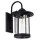Chloe Lighting Cole Transitional 1 Light Textured Black Outdoor Wall Sconce 16’’ Height CHL-CH22026BK16-OD1