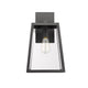 Lighting XANDRA Industrial 1 Light Textured Black Outdoor Wall Sconce 16’’ Tall CHL-CH22034BK16-OD1