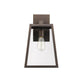 Lighting XANDRA Industrial 1 Light Rubbed Bronze Outdoor Wall Sconce 16’’ Tall CHL-CH22034RB16-OD1