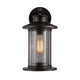 14 Inch Industrial Mesh Metal Wall Sconce with Clear Glass Shade Bronze CHL-CH22071RB14-OD1